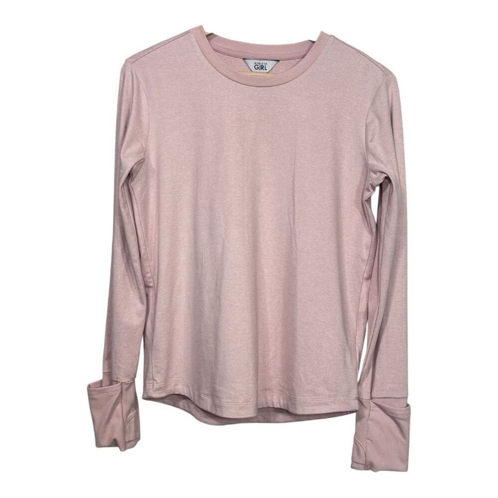 Athleta Girl Uptempo‎ Long Sleeve Sweatshirt in dusty pink size XL / 14